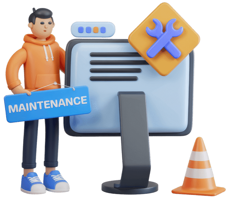 Error 404. Page under construction & maintenance. Digi-Health